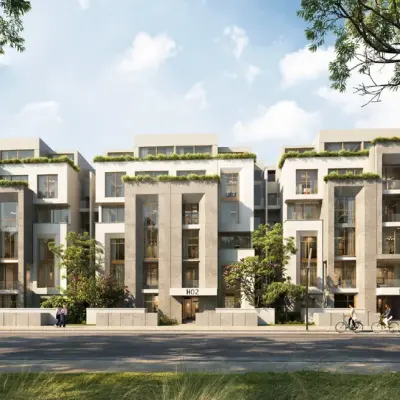 The Brooksشقة للبيع في ذا بروكس غرفتين في القاهرة الجديدة من بي أر إي للتطوير العقاري